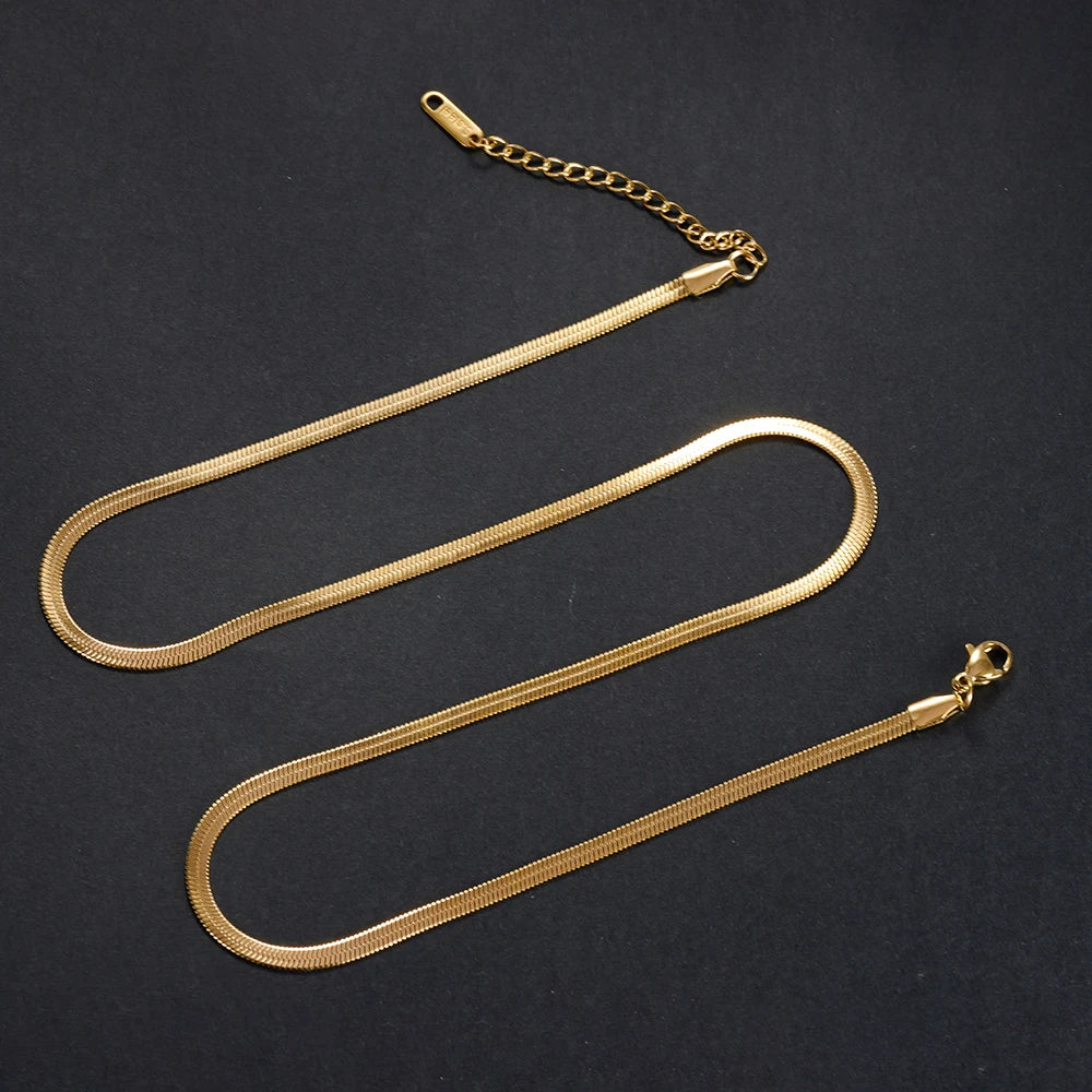 Snake Chain Women Choker Necklace
