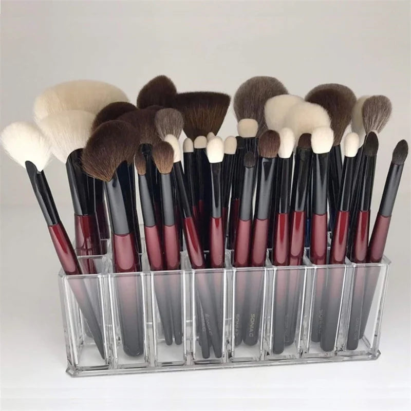 Acrylic Makeup Brush & Lipstick Organizer