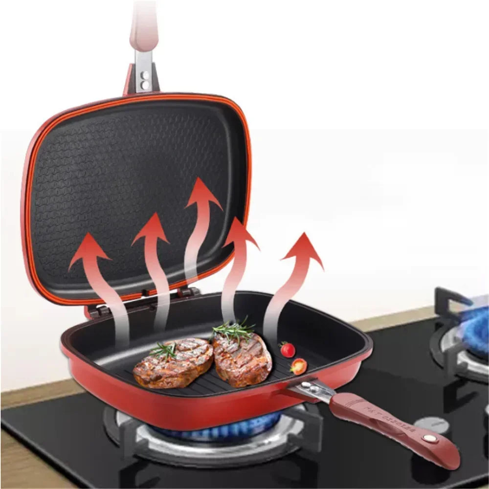 Double Side Grill Fry Pan