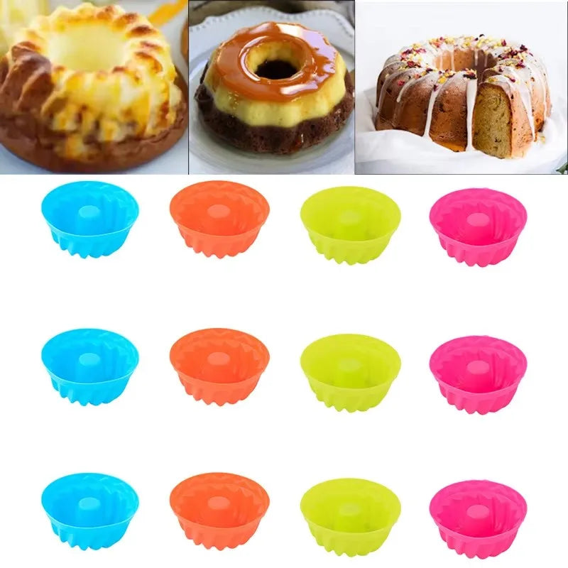 Colored Silicone Cupcake Liners