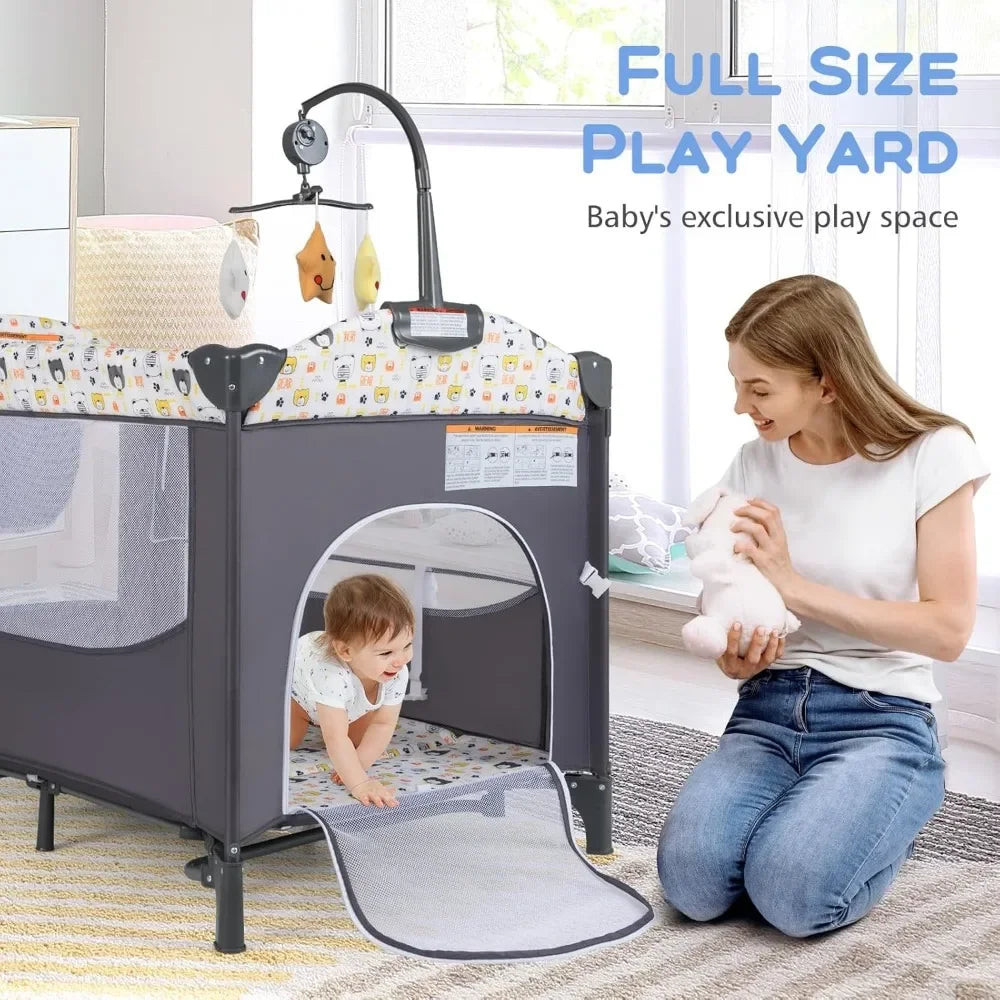 5-in-1 Baby Sleeper with Music & More