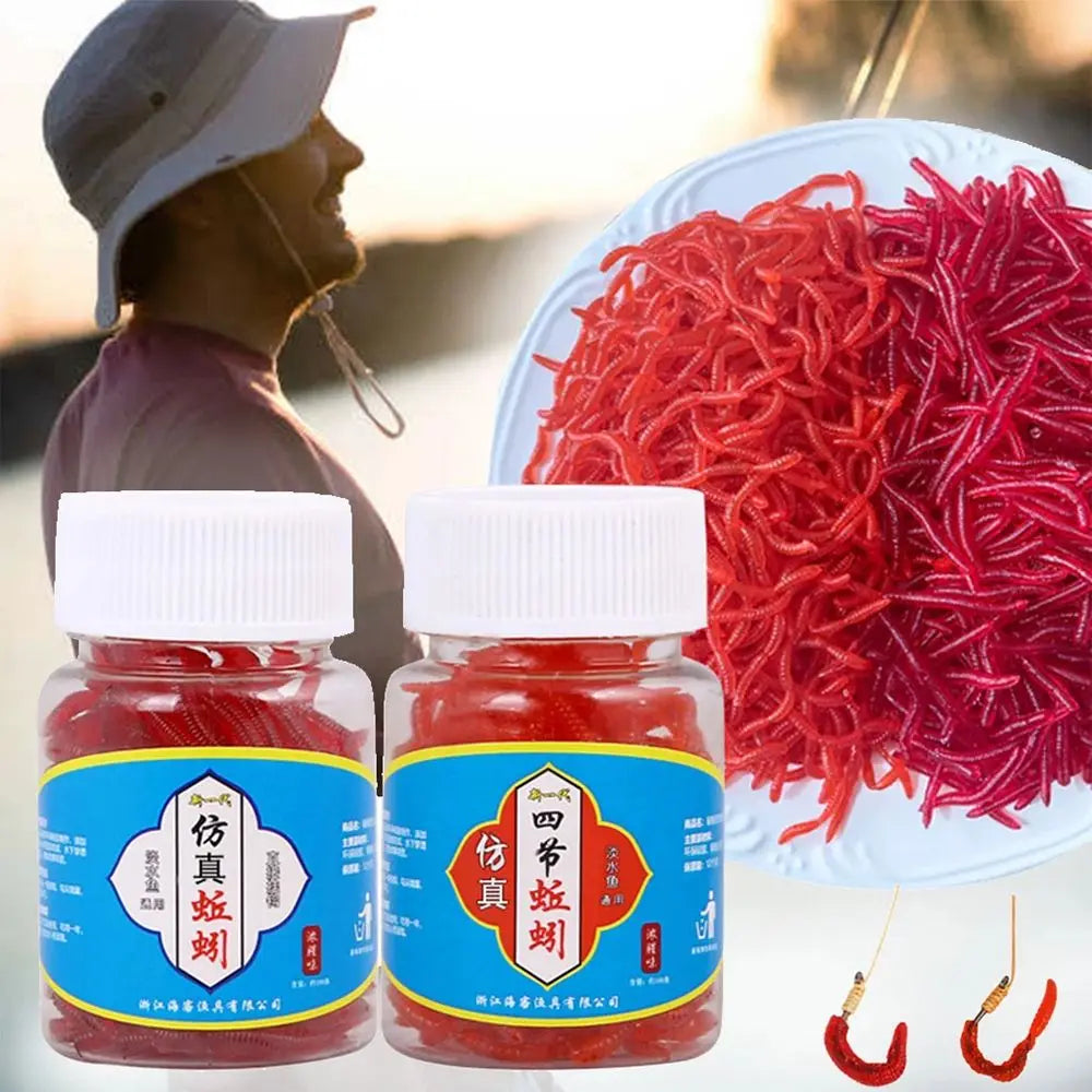 Soft Bait Worm Grubs Fishing Lure