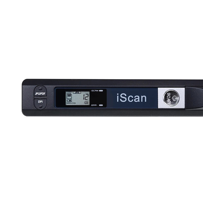 Portable 900DPI Handheld Scanner with LCD Display