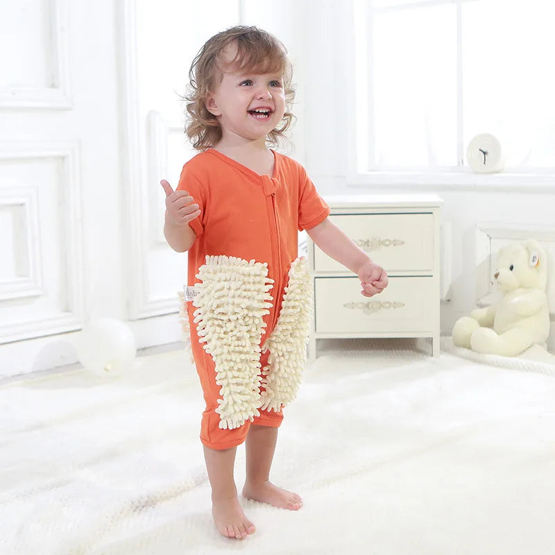 Baby Mop Rompers
