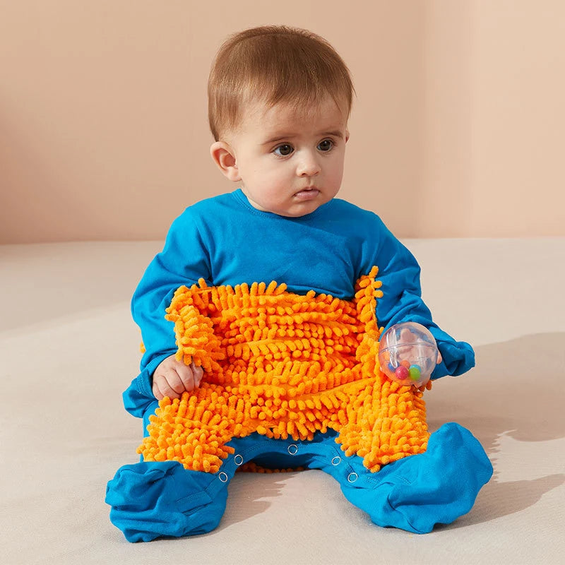 Baby Mop Rompers