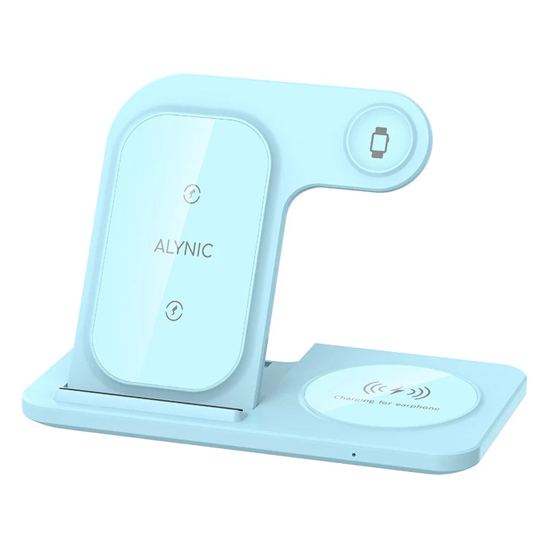 3 in 1 Wireless Charger Stand Pad