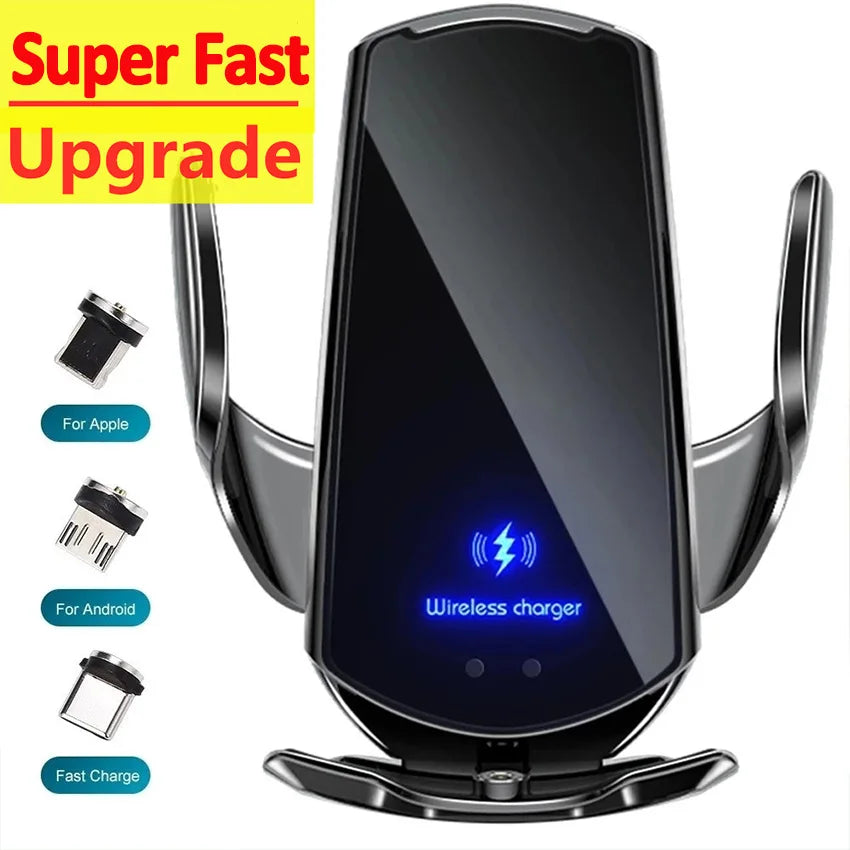 Automatic 15W Qi Car Wireless Charger