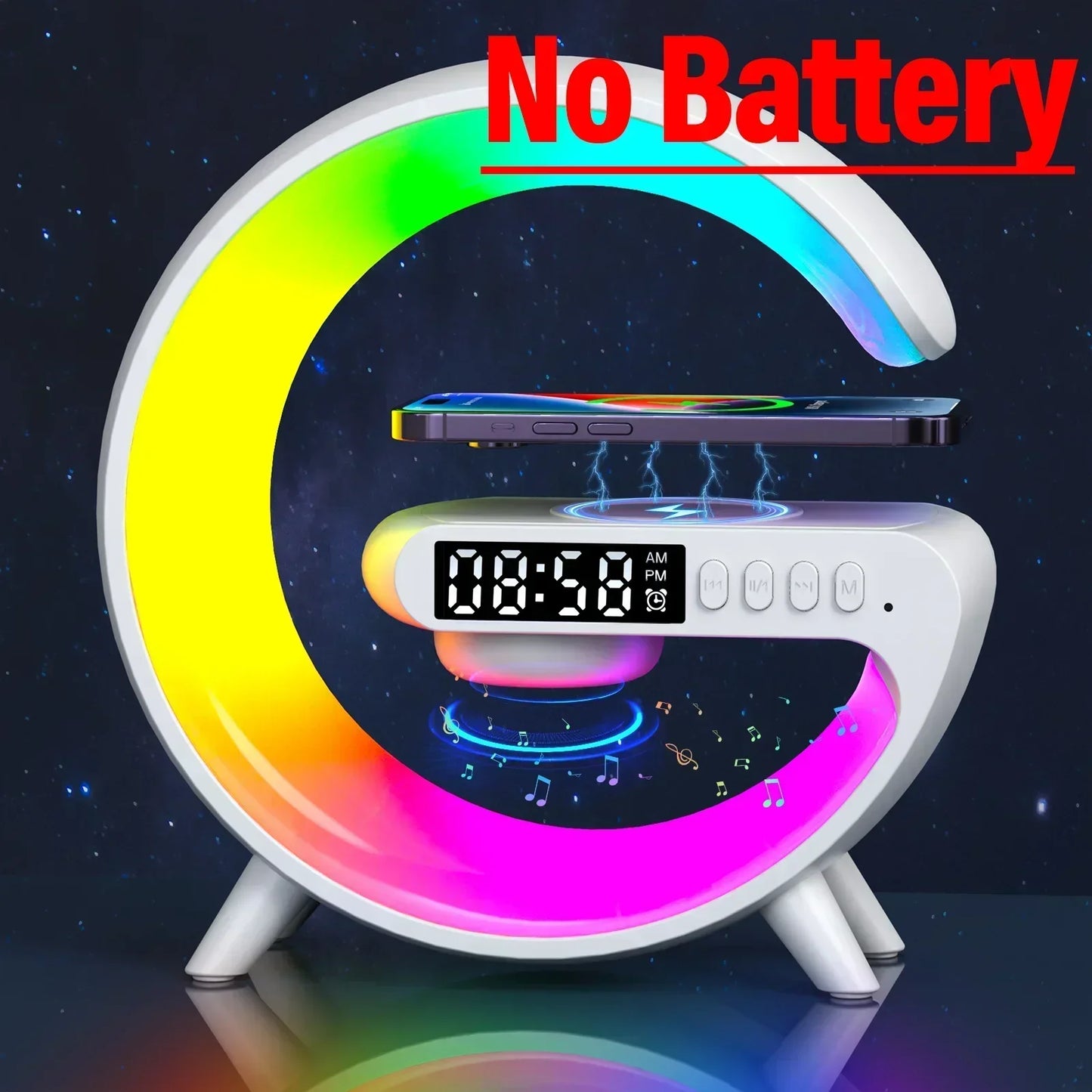 Fast Wireless Charging with Bluetooth Speaker