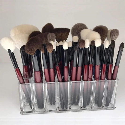 Acrylic Makeup Brush & Lipstick Organizer