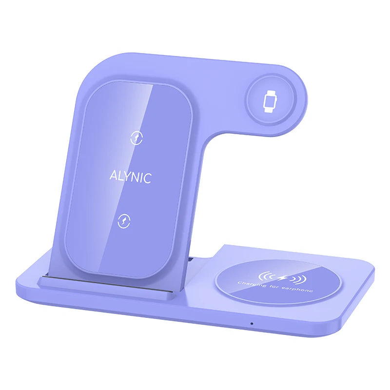 3 in 1 Wireless Charger Stand Pad