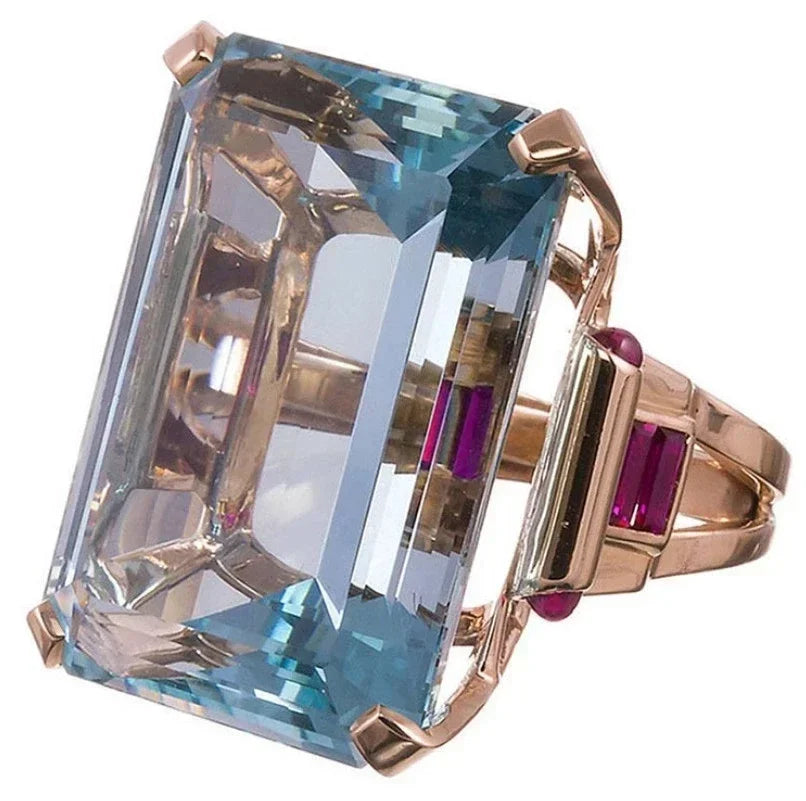 925 Sterling Silver Citrine Gemstone Ring