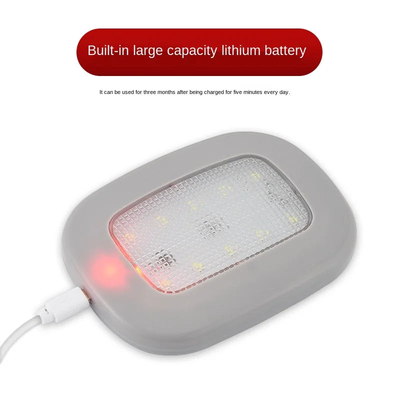 Magnetic LED Car Light USB Rechargeable