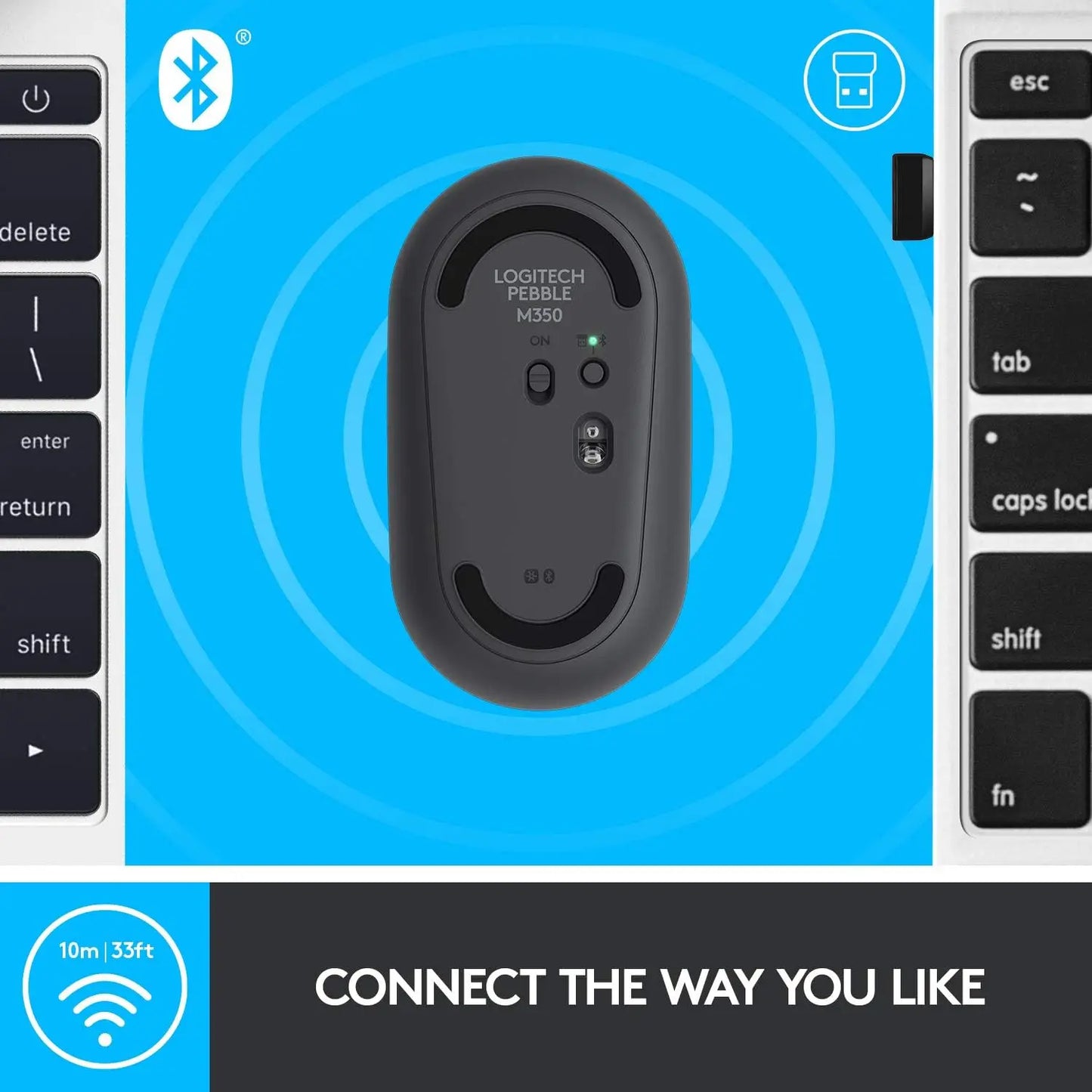 Mouse Portable Pebble Shape