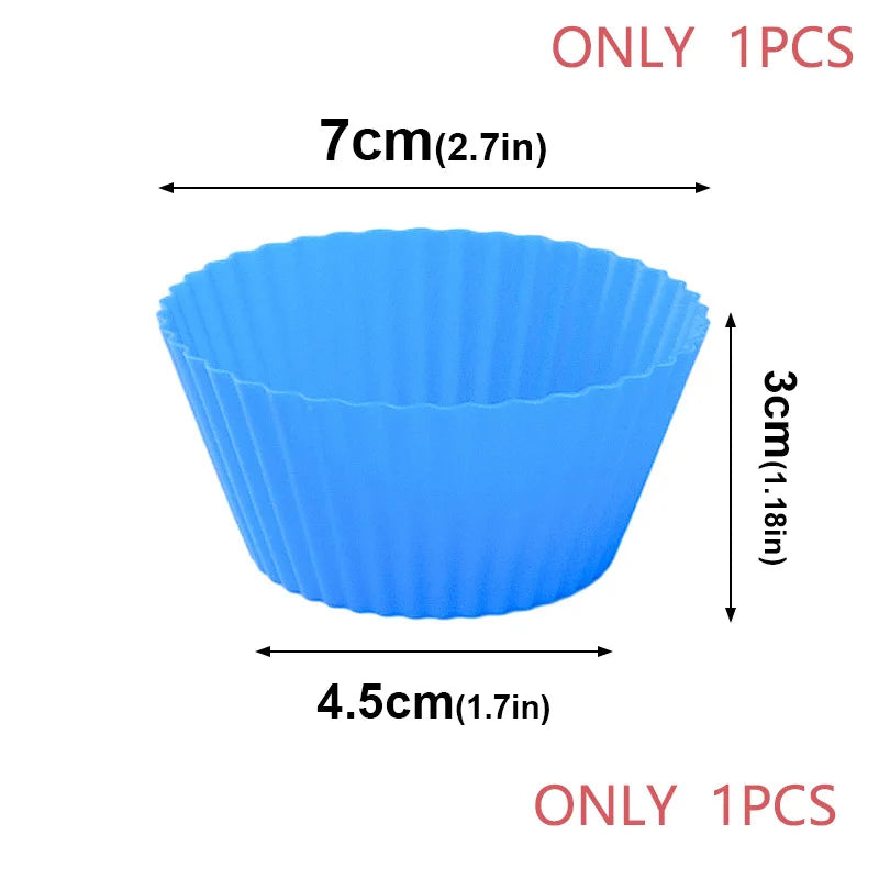 Colored Silicone Cupcake Liners