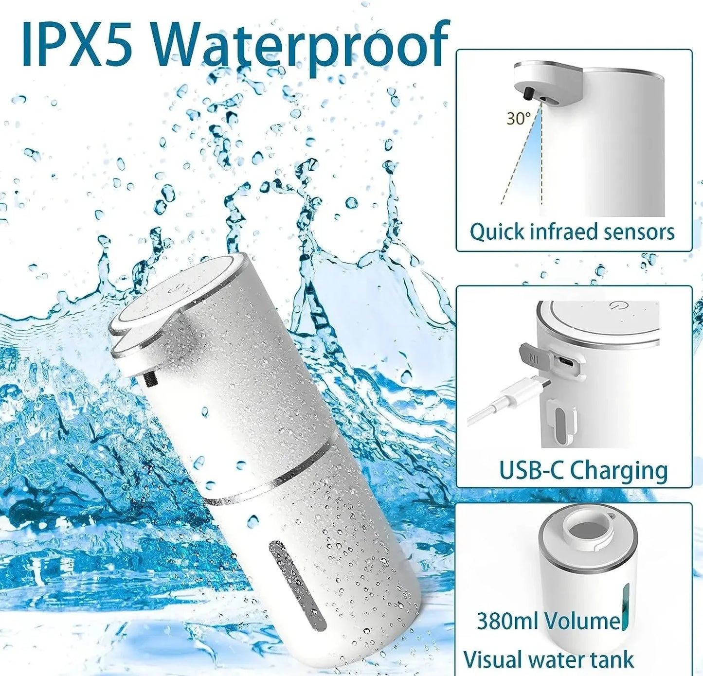 350ML Touchless Automatic Soap Dispenser