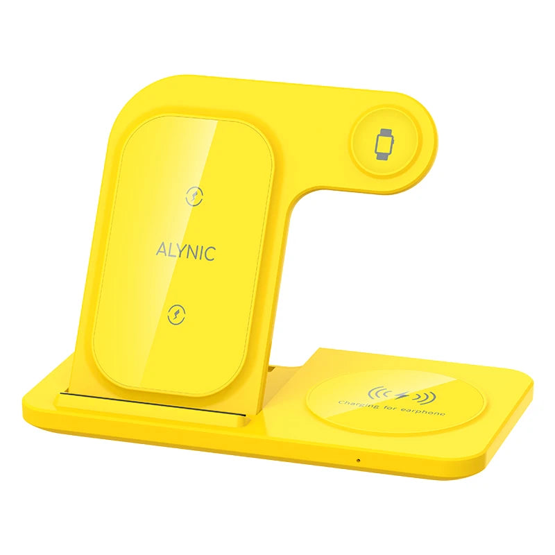 3 in 1 Wireless Charger Stand Pad