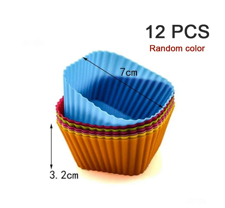 Colored Silicone Cupcake Liners