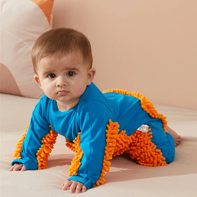 Baby Mop Rompers