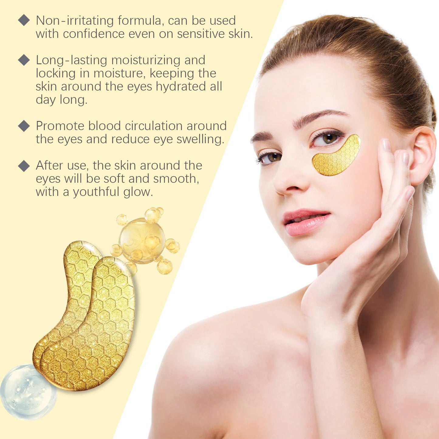 24K Gold Mask Collagen Eye Mask