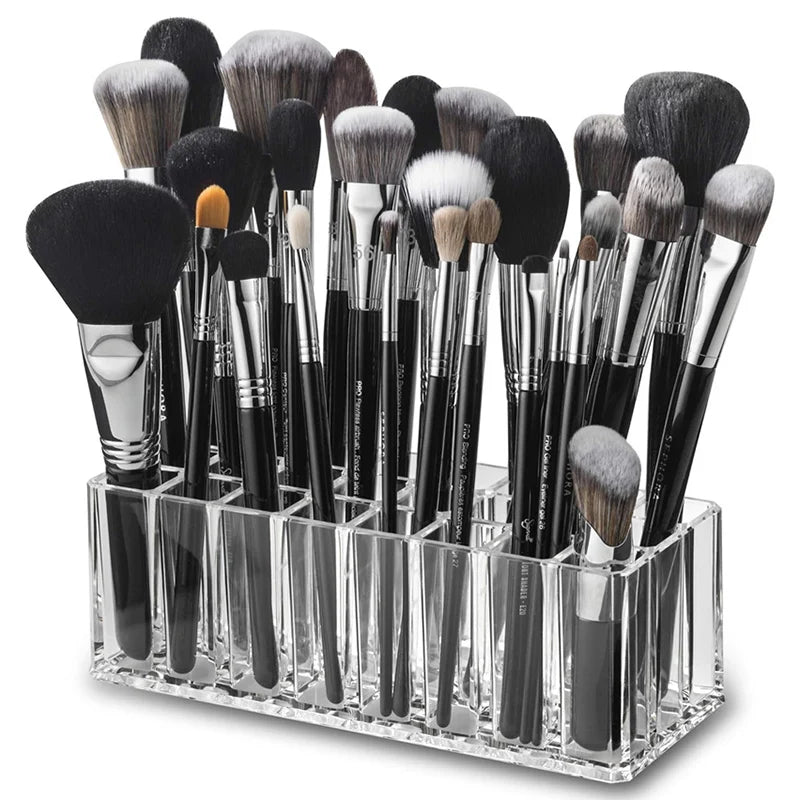 Acrylic Makeup Brush & Lipstick Organizer