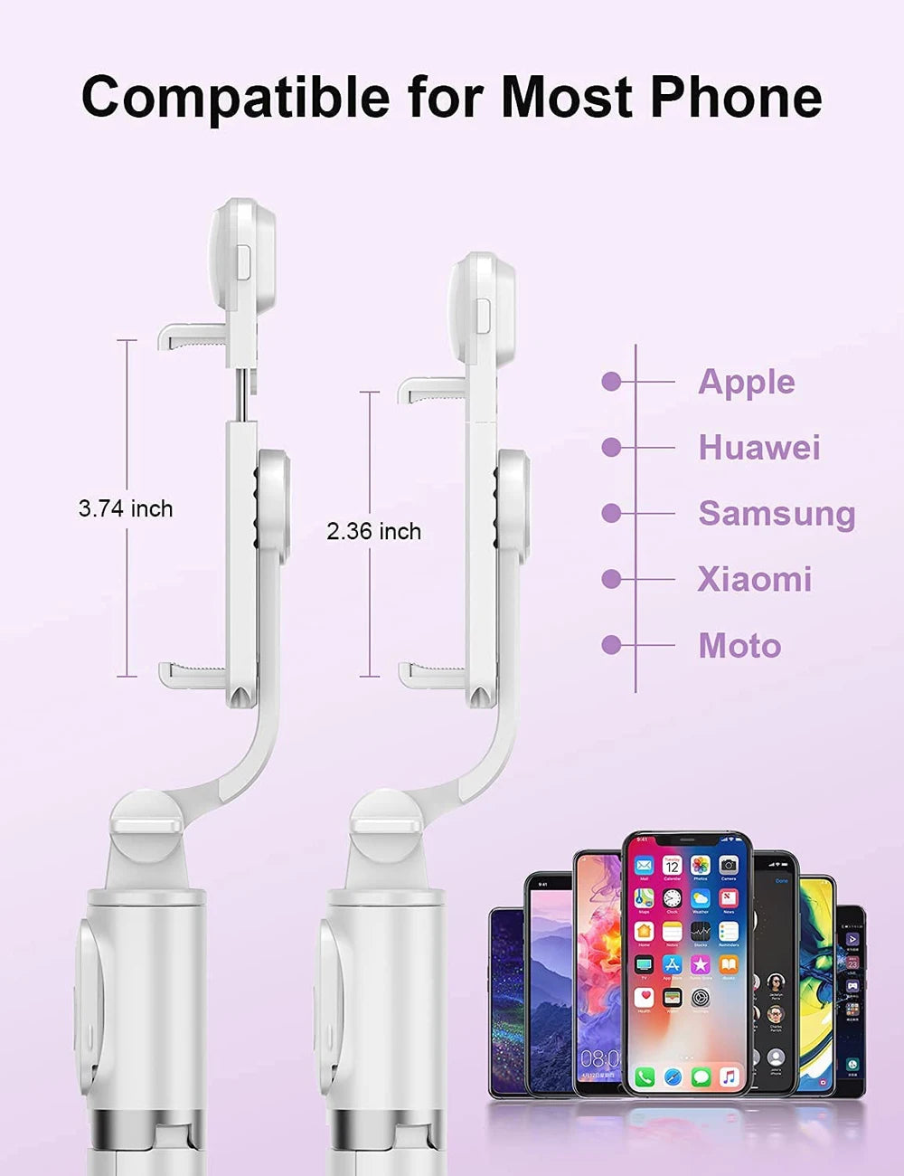 Extendable Wireless Selfie Stick