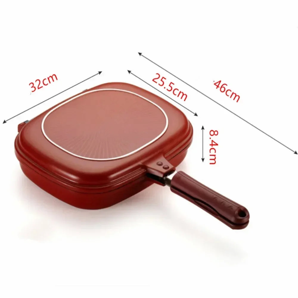 Double Side Grill Fry Pan