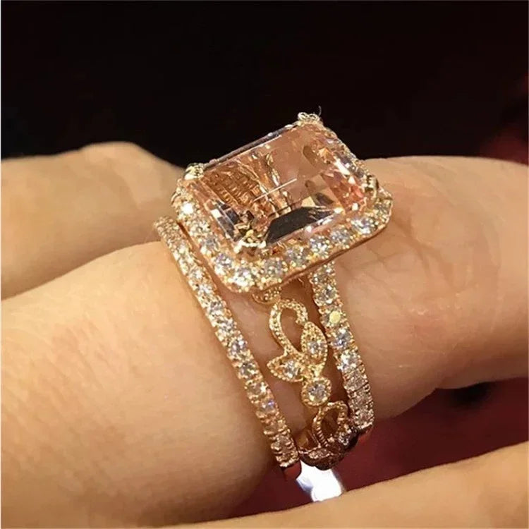 925 Sterling Silver Citrine Gemstone Ring