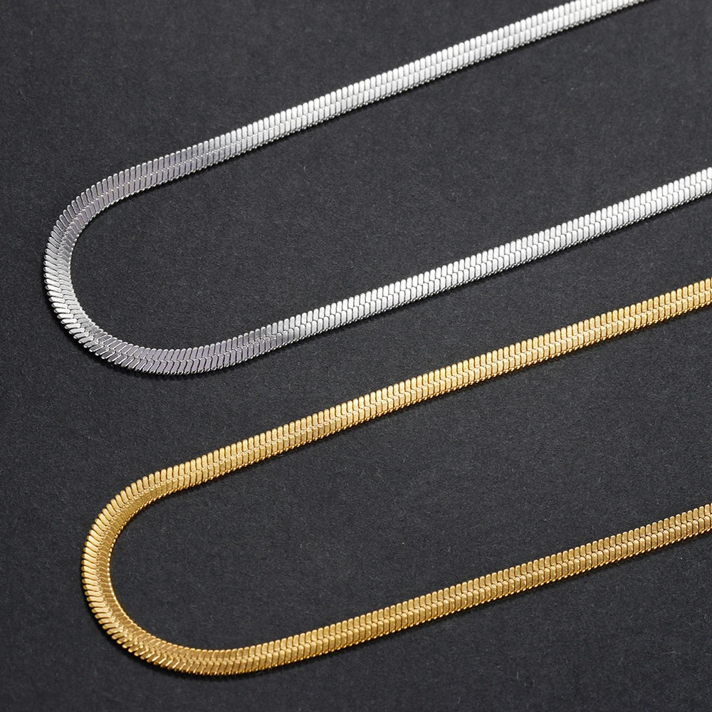 Snake Chain Women Choker Necklace