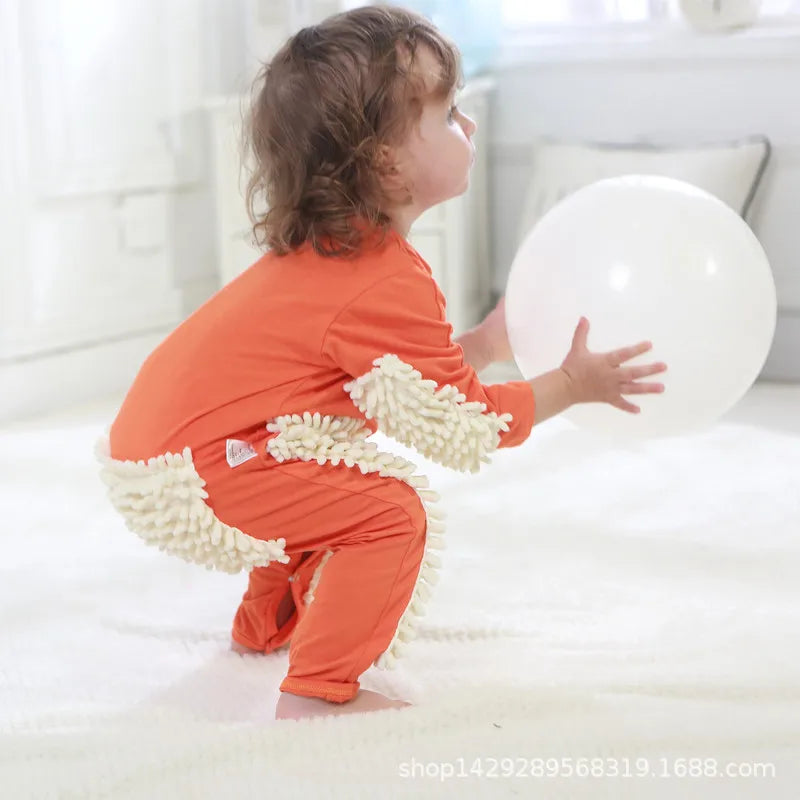 Baby Mop Rompers