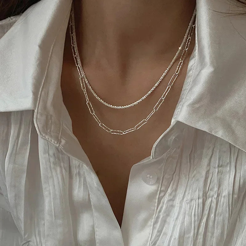 Sparkling Choker Necklace Fashion Jewelry