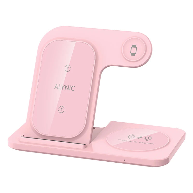 3 in 1 Wireless Charger Stand Pad