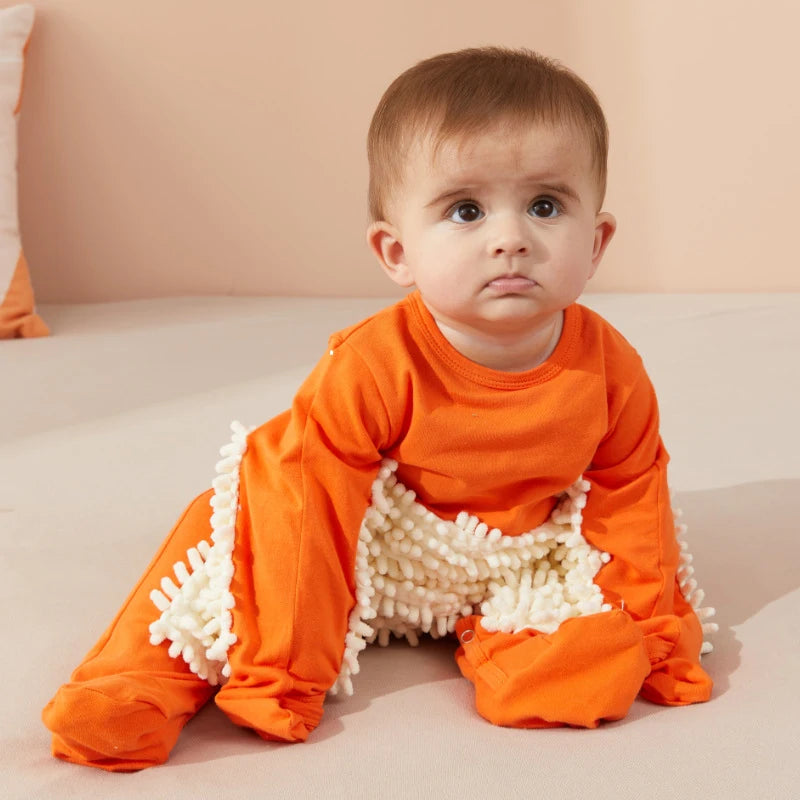Baby Mop Rompers