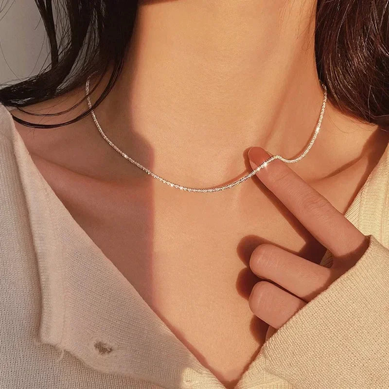Sparkling Choker Necklace Fashion Jewelry