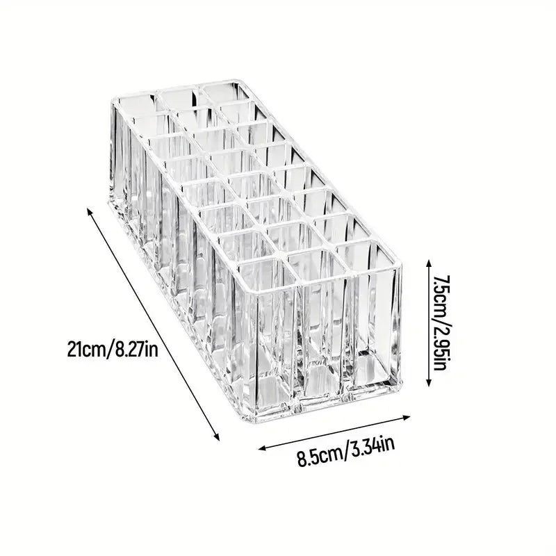 Acrylic Makeup Brush & Lipstick Organizer